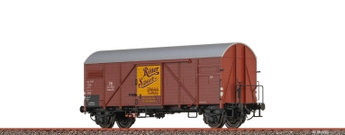 BRAWA 51188 - H0 - Gedeckter Güterwagen Rittersport, DB, Ep. III